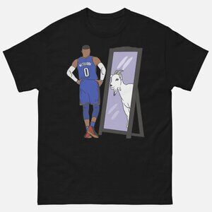 NEW Russell Westbrook Mirror GOAT Basketball T-Shirt
